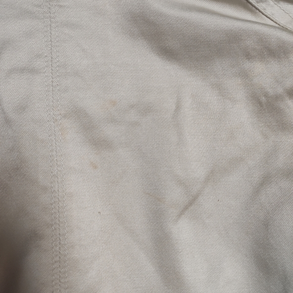 Banana Republic khaki sateen moto bomber - Picture 8 of 9